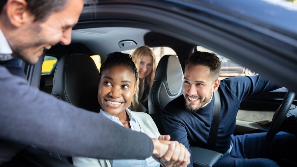 Trajet domicile-travail entre collegues en covoiturage