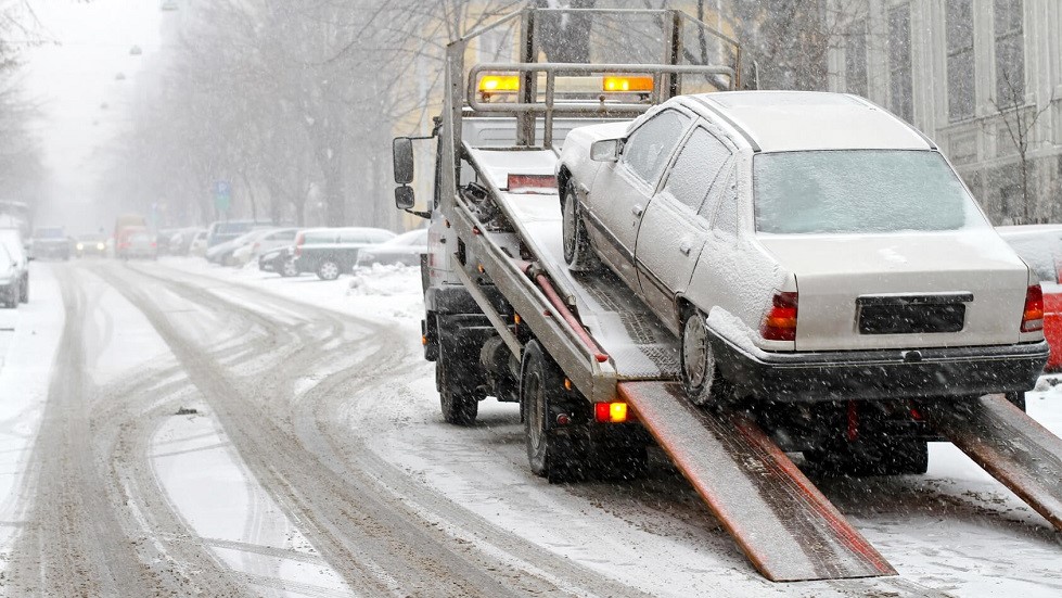 Depannage voiture neige