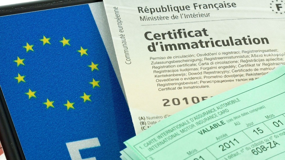 Certificat immatriculation voiture