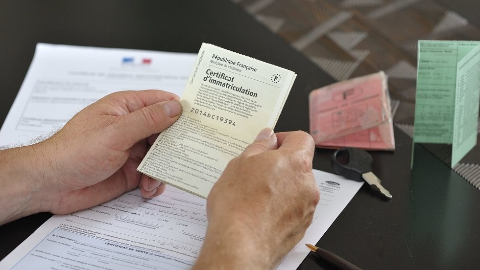 Certificat immatriculation voiture