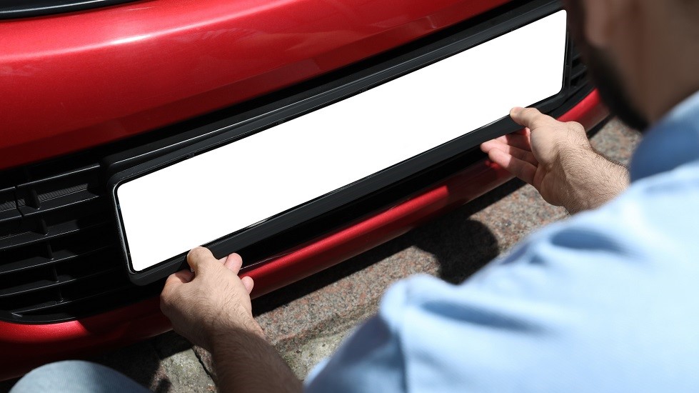 Plaque immatriculation voiture
