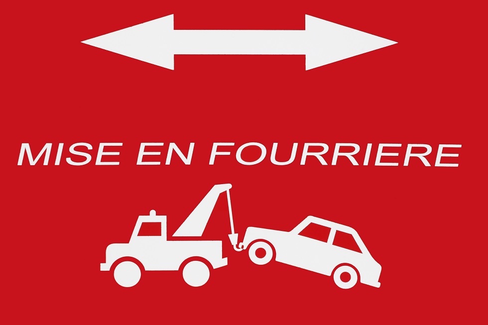 Panneau fourriere