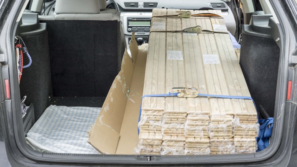 Chargement voiture planches