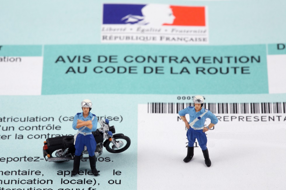 Avis contravention perte deux points