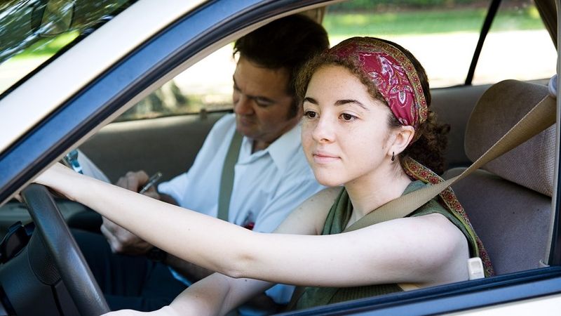 Candidate passe examen permis de conduire
