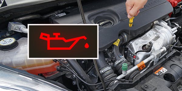 vérification du niveau d'huile moteur