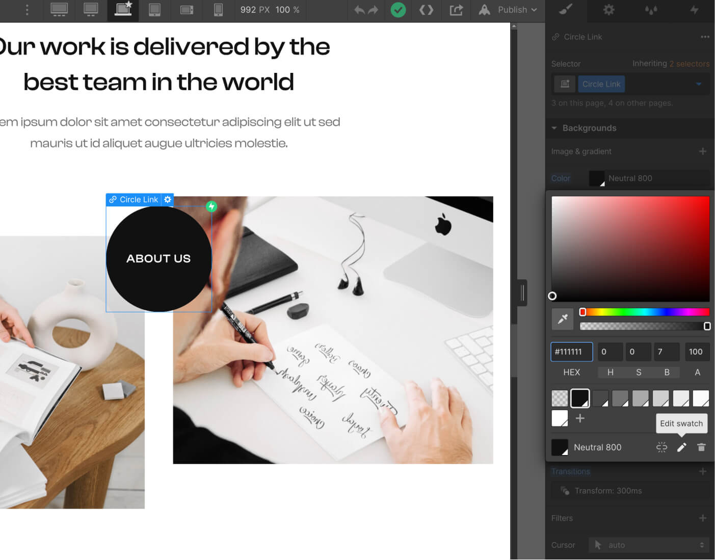Colors - Agencies X Webflow Template