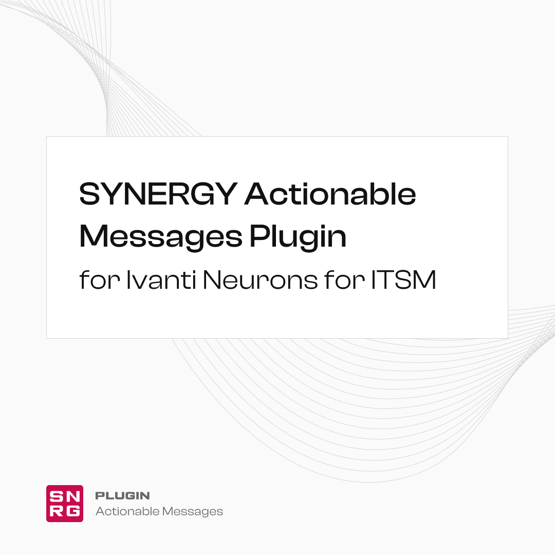 SYNERGY Actionable Messages Plugin