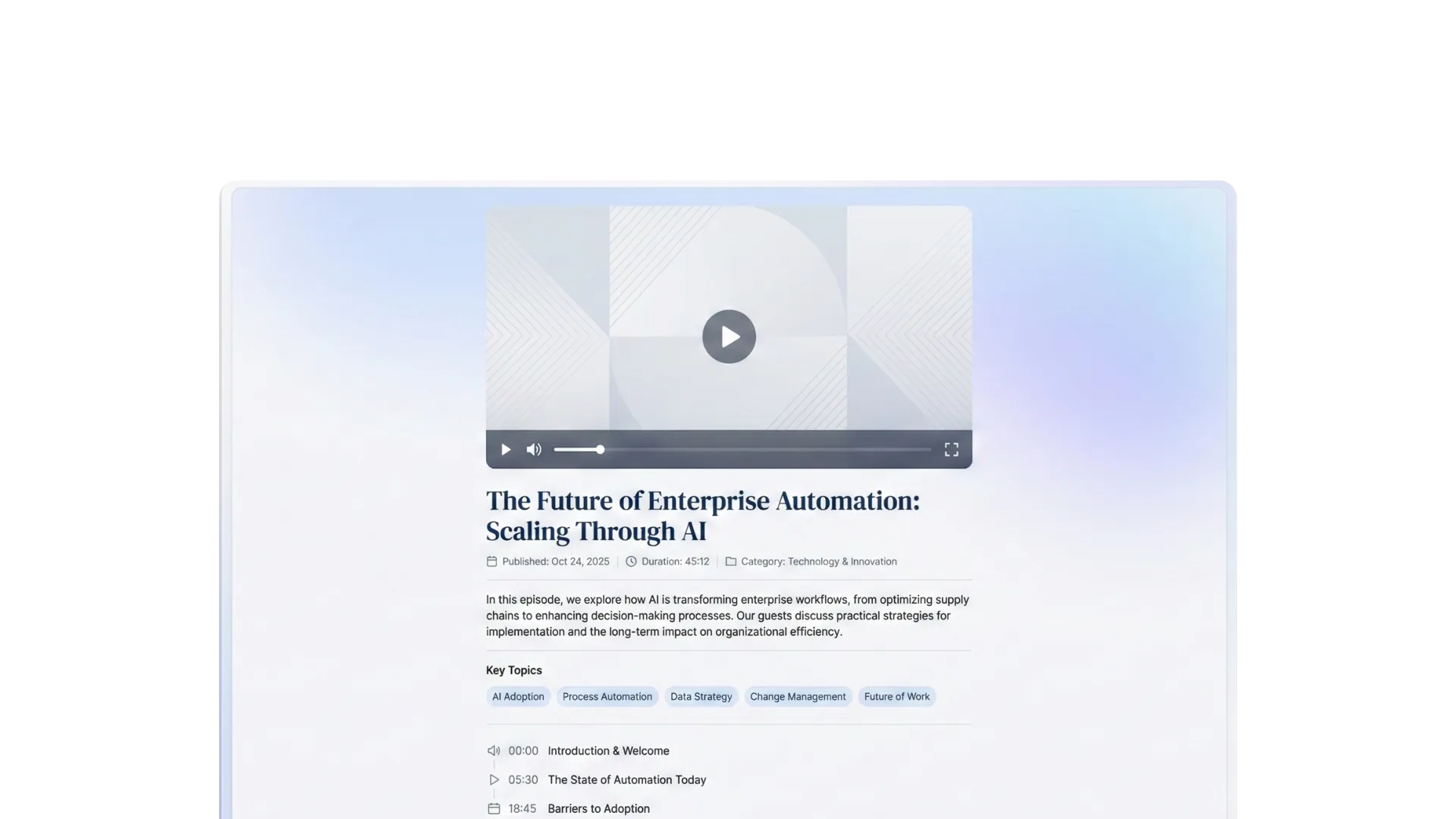 Build Thought Leadership