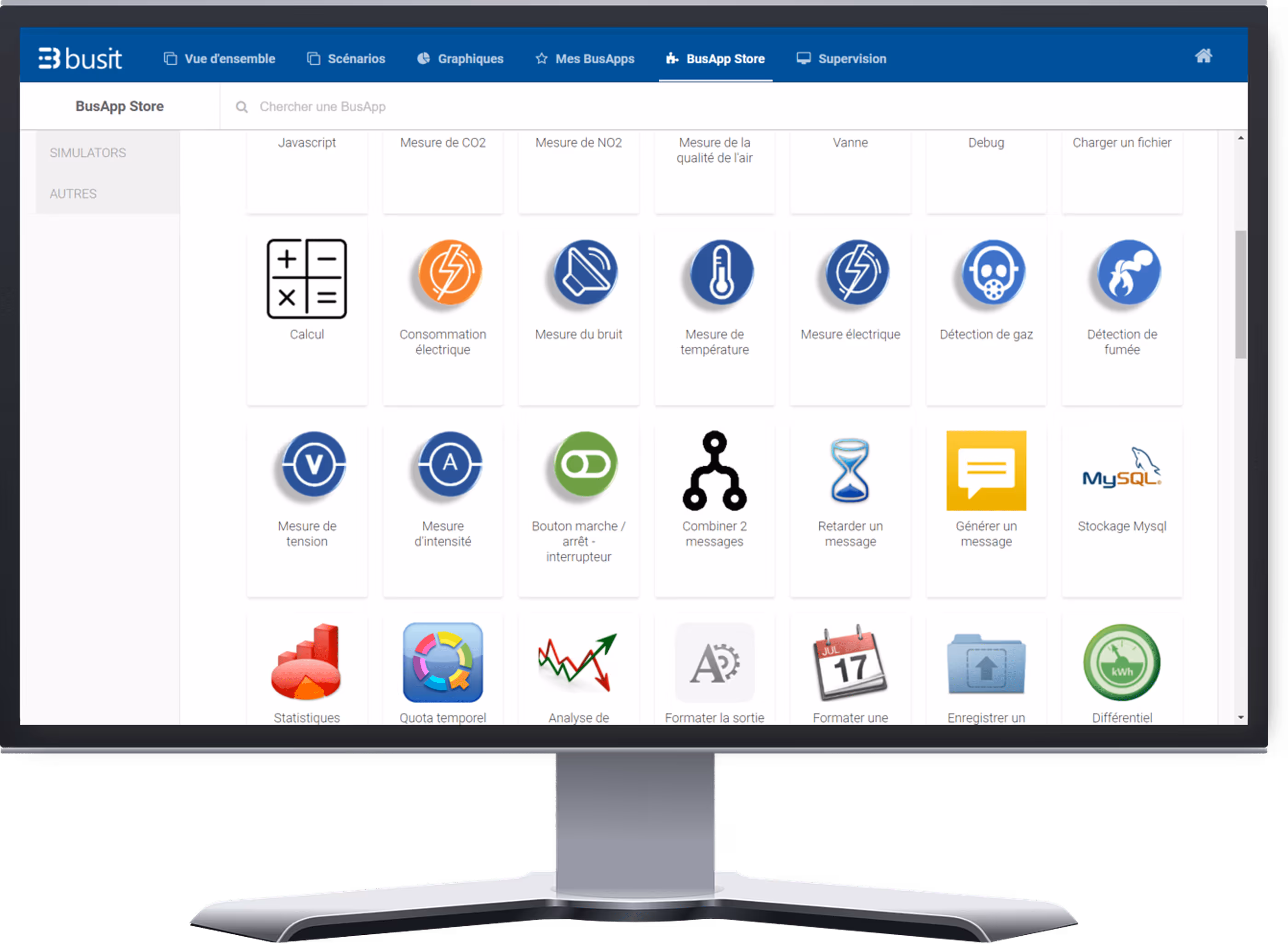Une configuration et des applications dédiées à la supervision industrielle