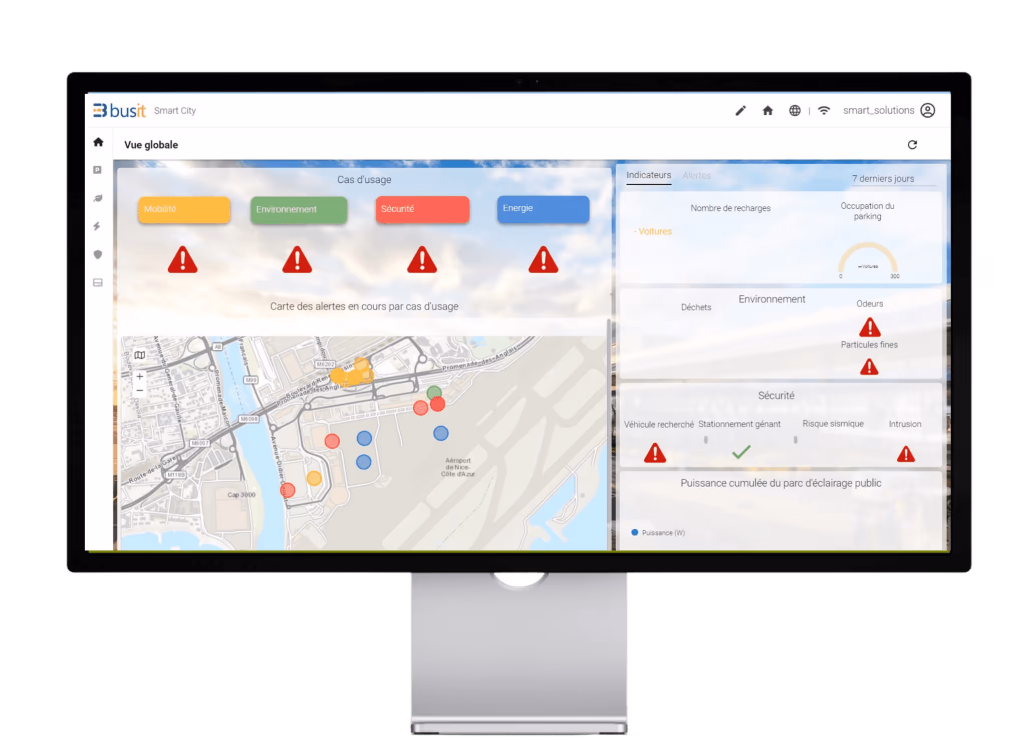 Une configuration et des applications dédiées à la Smart City