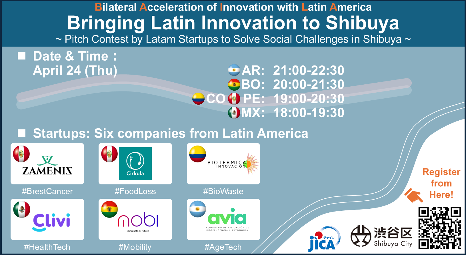 Bringing Latin Innovation to Shibuya – Online Pitch Event Happening on April 25th, 2025