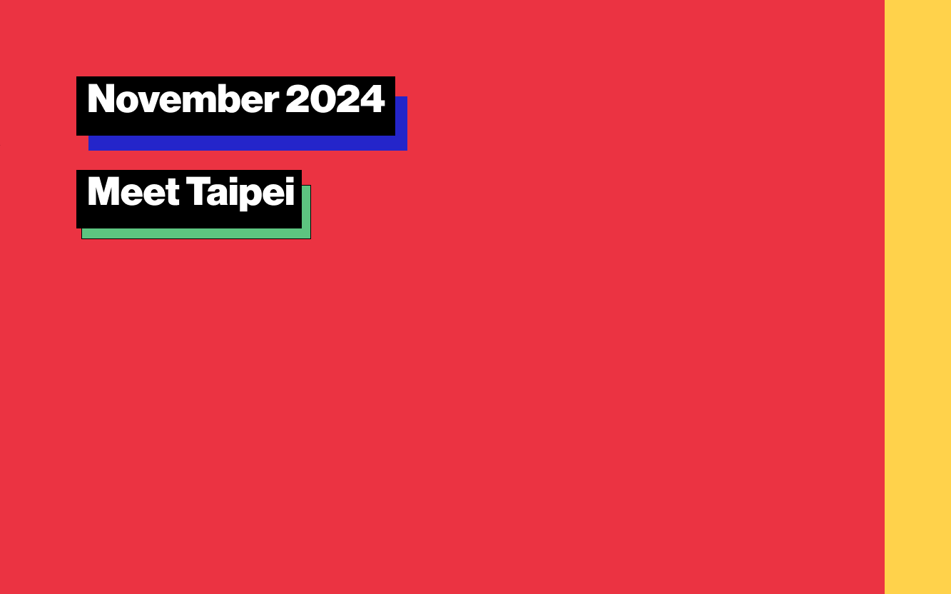 Event Report: Meet Taipei 2024