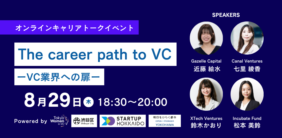 Women's Entrepreneur & VC Program: Online Talk Event by Female VCs
