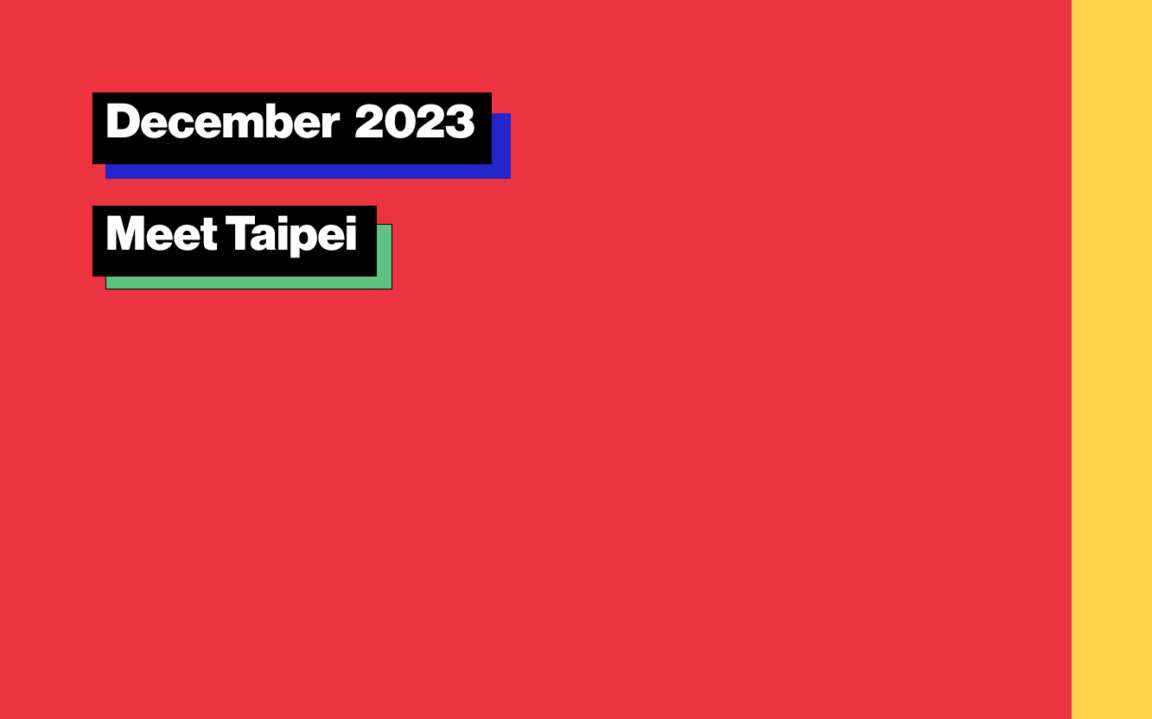 2023 December Event report: Meet Taipei