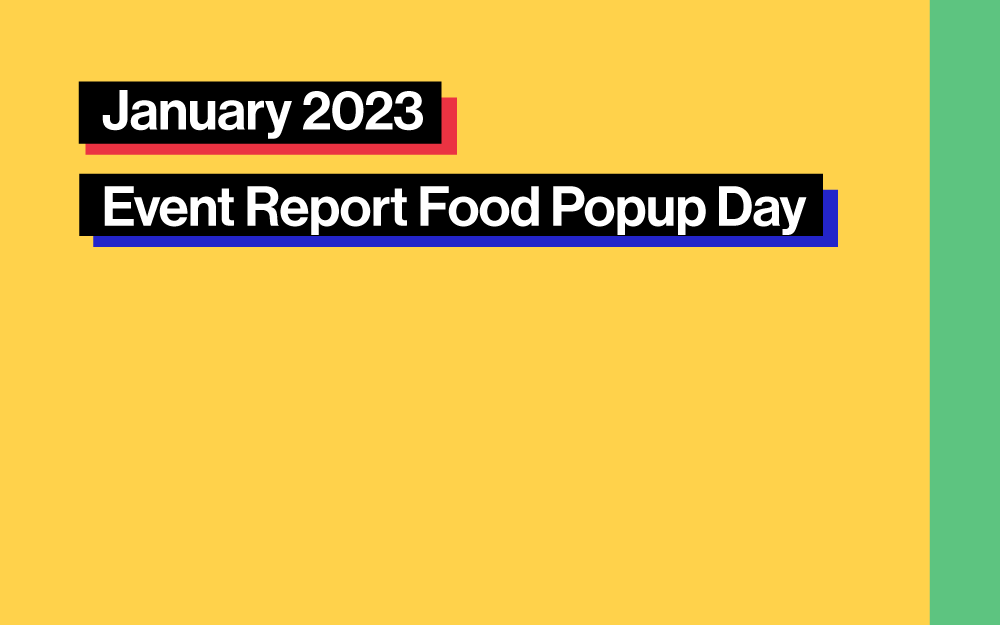 Event Report: Food Popup Day