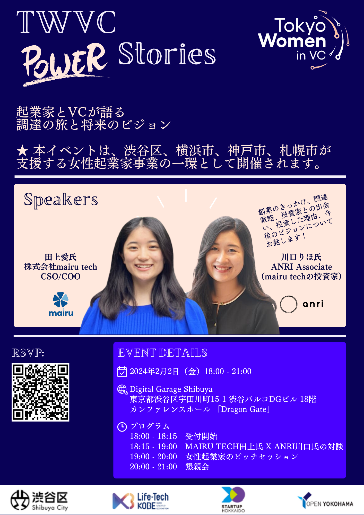 Women Entrepreneurs Event “TWVC power Stories”