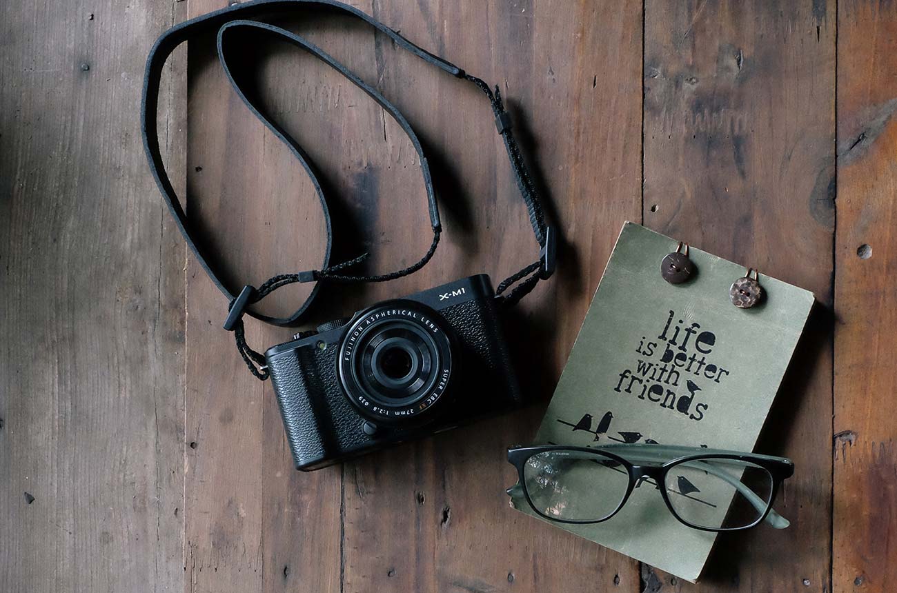 Camera and book
