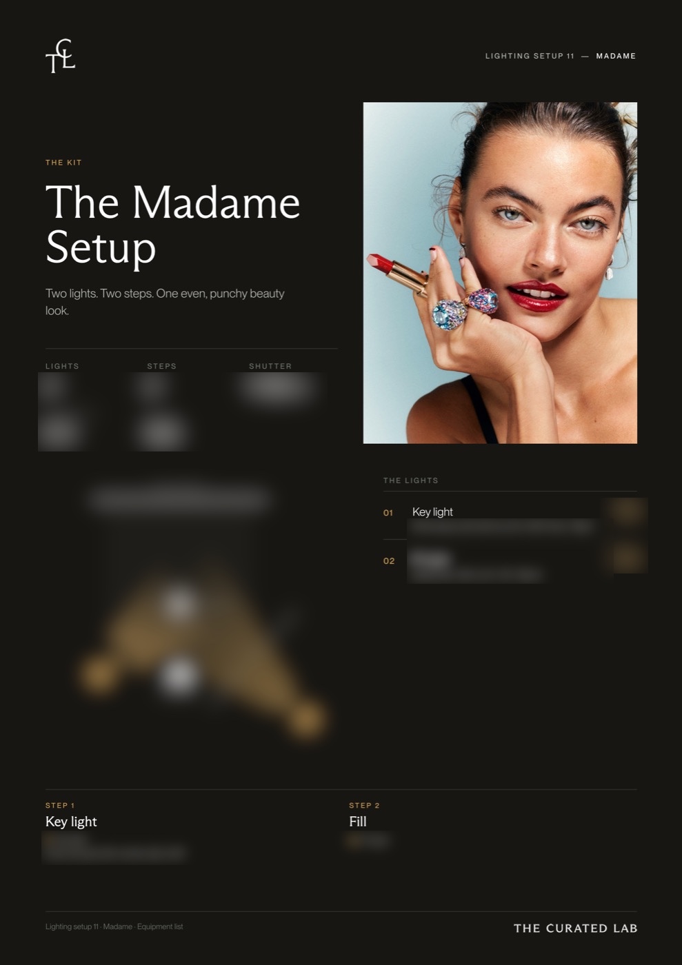 Preview of the Madame setup page inside the Lab, partly blurred