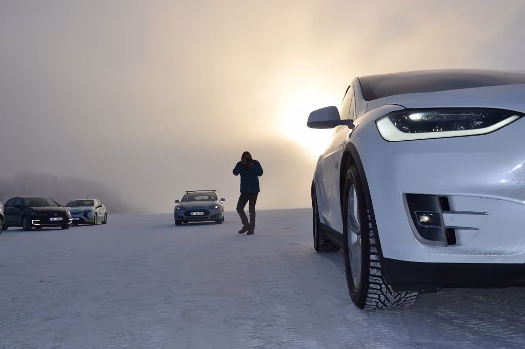 Heftig test av klimabiler