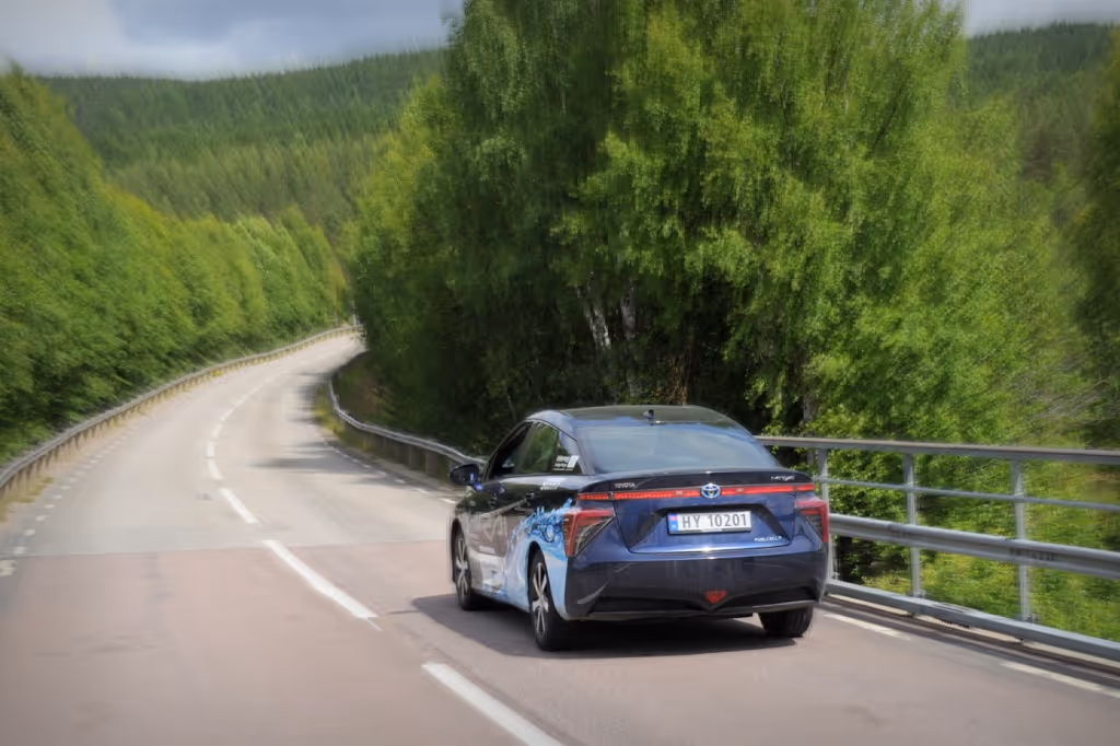 Sprengte rekkeviddegrensen for hydrogenbil