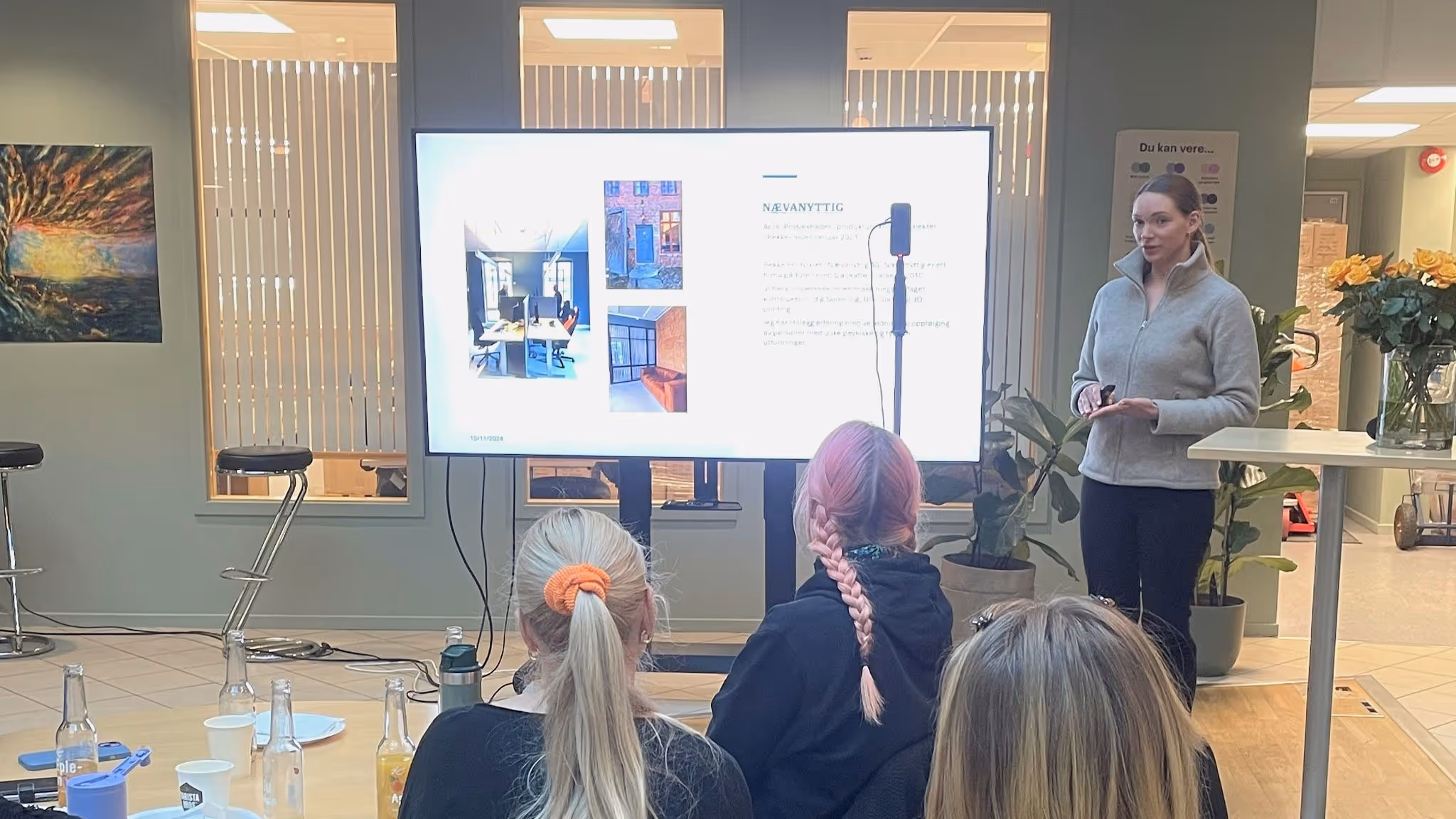 Gründer Anja Marie Grimstad i Nævanyttig AS, var en av de heldige som i fjor fikk hjelp av en gruppe produktdesignstudenter etter fjorårets arrangement.