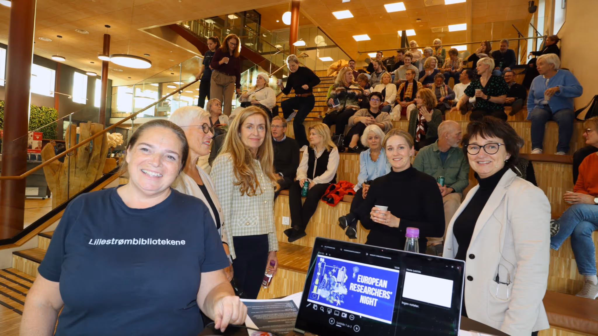 Researchers' Night på Lillestrøm bibliotek.