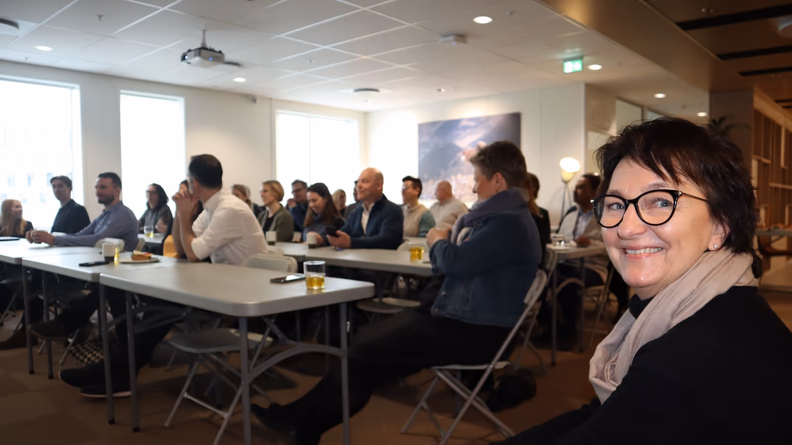 Daglig leder Inger-Lise M. Nøstvik inviterer i Kunnskapsbyens bærekraftnettverk til frokostmøte om grønn finansiering av nye bygg, sammen med Lillestrøm Delta, onsdag 6. september.