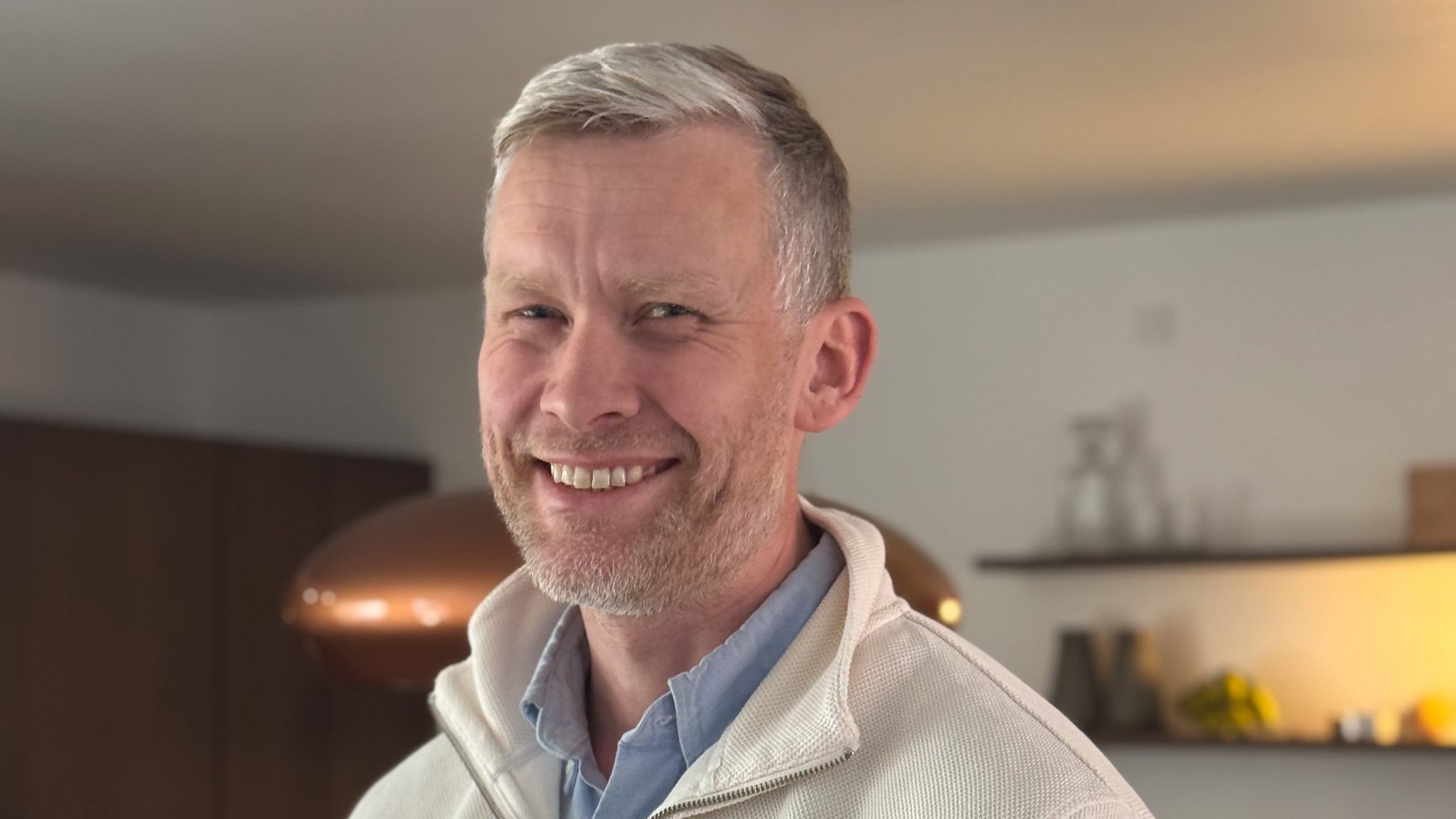Kjetil Tryggestad i det nye showroomet