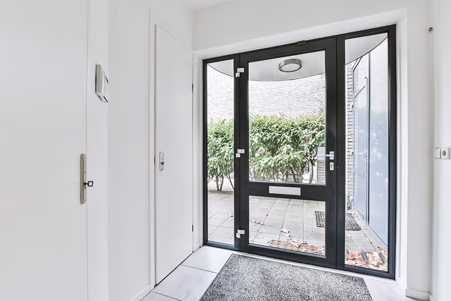 Modern windows and doors installed in contemporary UK home by Klassic Trade Frames