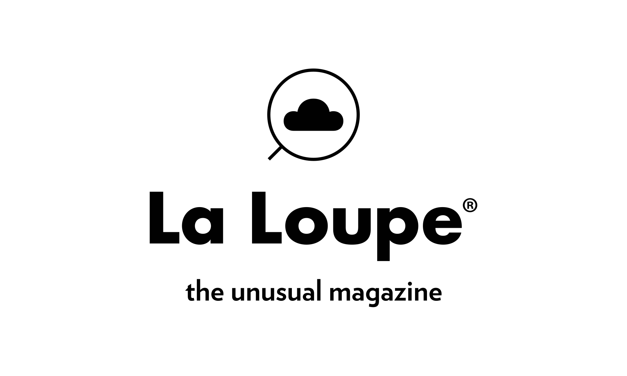 Logo La Loupe, the unusual magazine