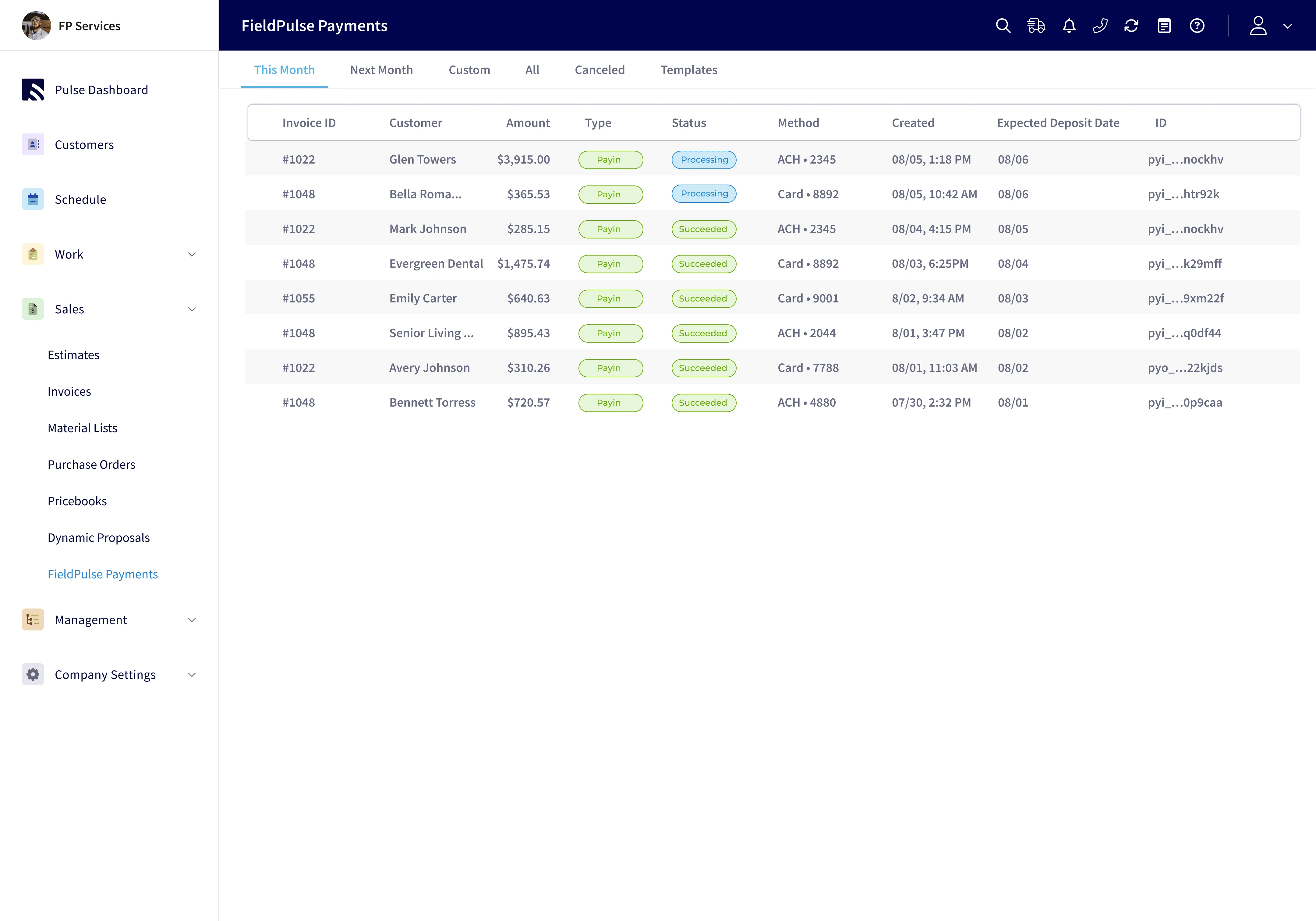 Tofu application screenshot