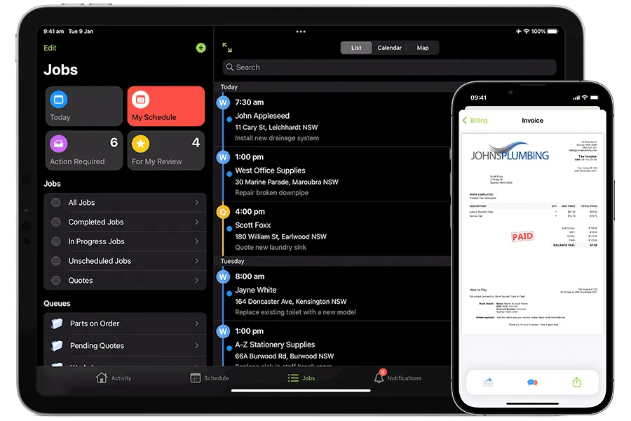 Smart Job Management Software | ServiceM8™