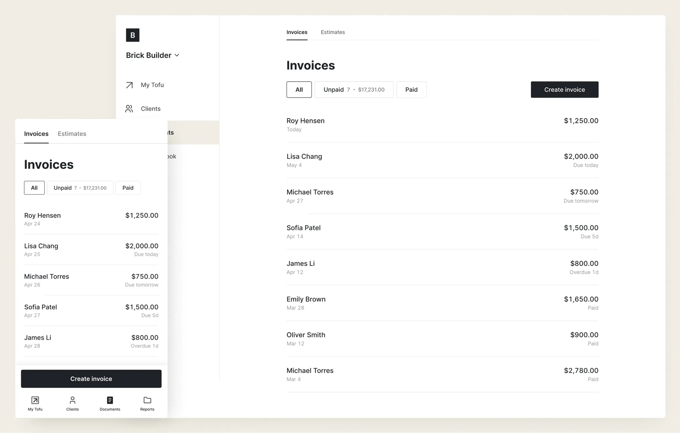 Tofu | Field Service Software (FSM) for Small Business