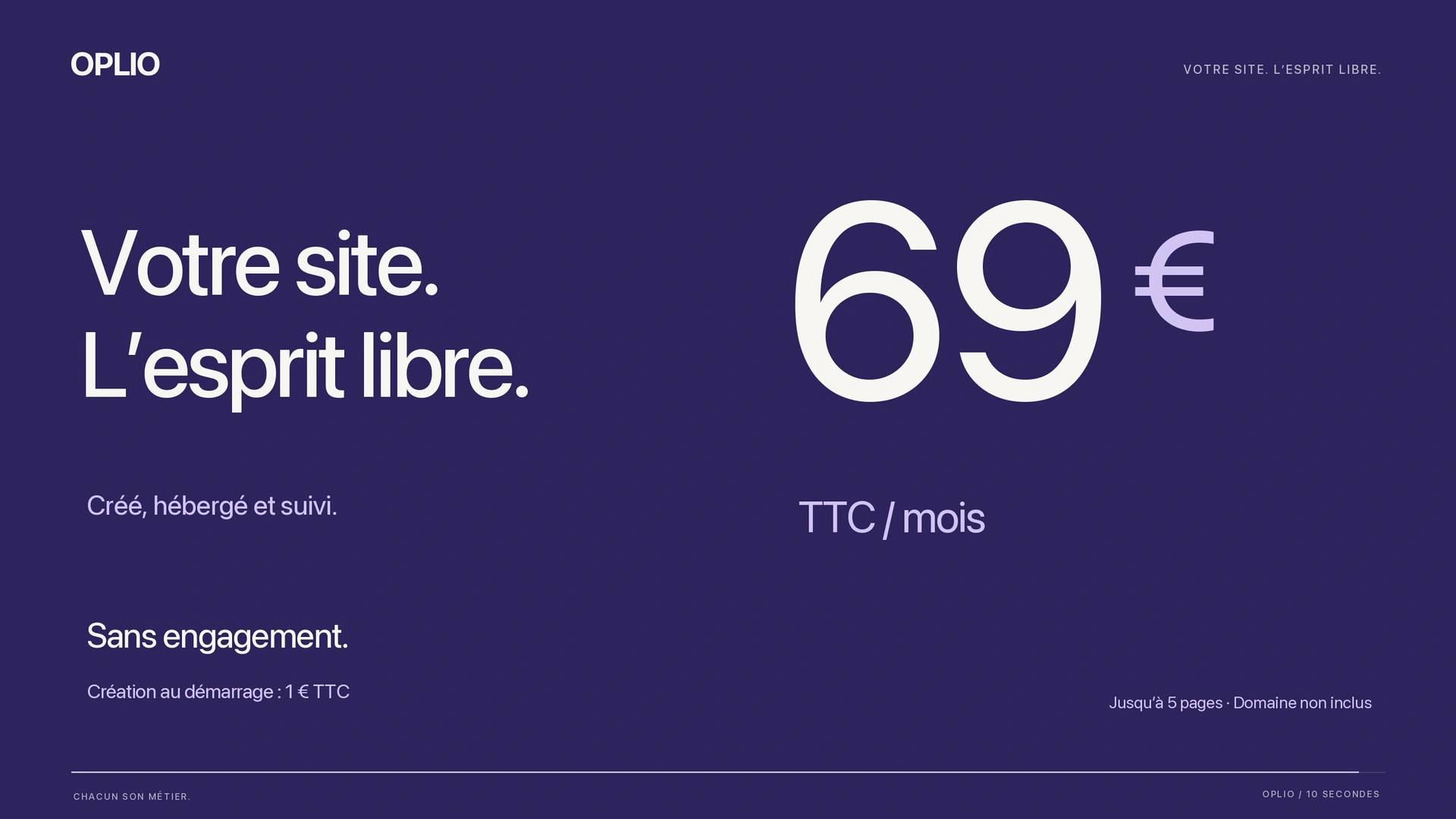 Oplio — Transformer un service en expérience numérique cohérente.