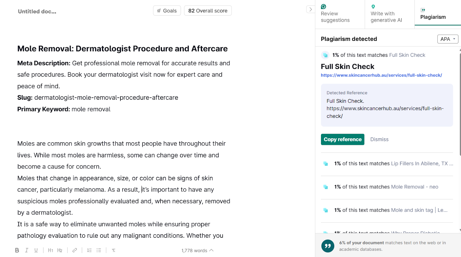 Mole Removal: Dermatologist Procedure and Aftercare