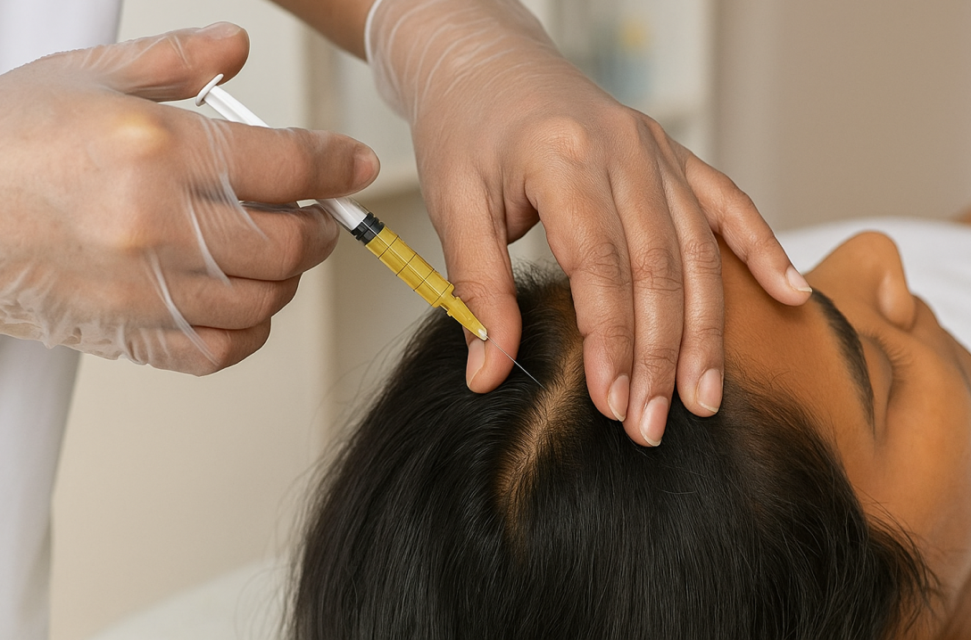 Exosome Hair Regrowth Treatment by MD Dermatologist in Chennai