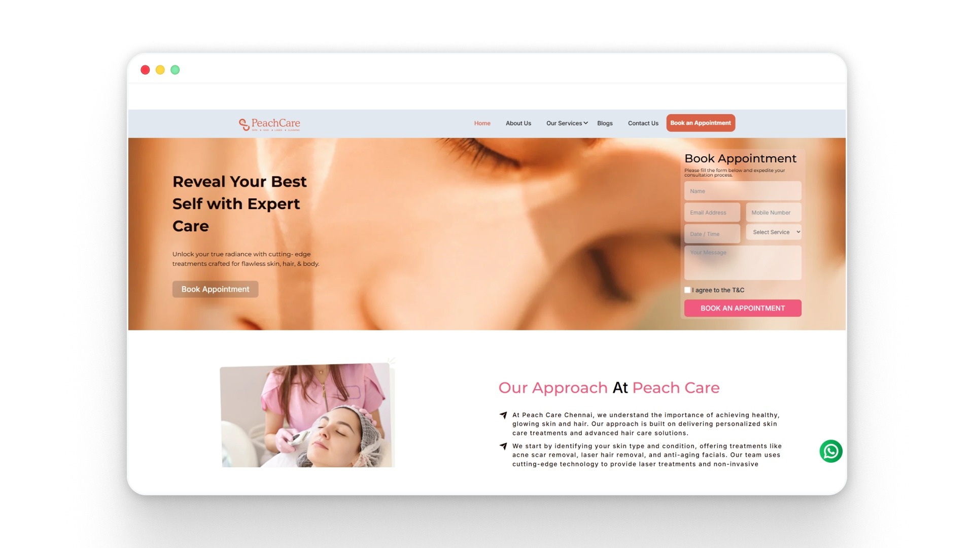 Peach Care Skin Hair Laser Slimming Clinic