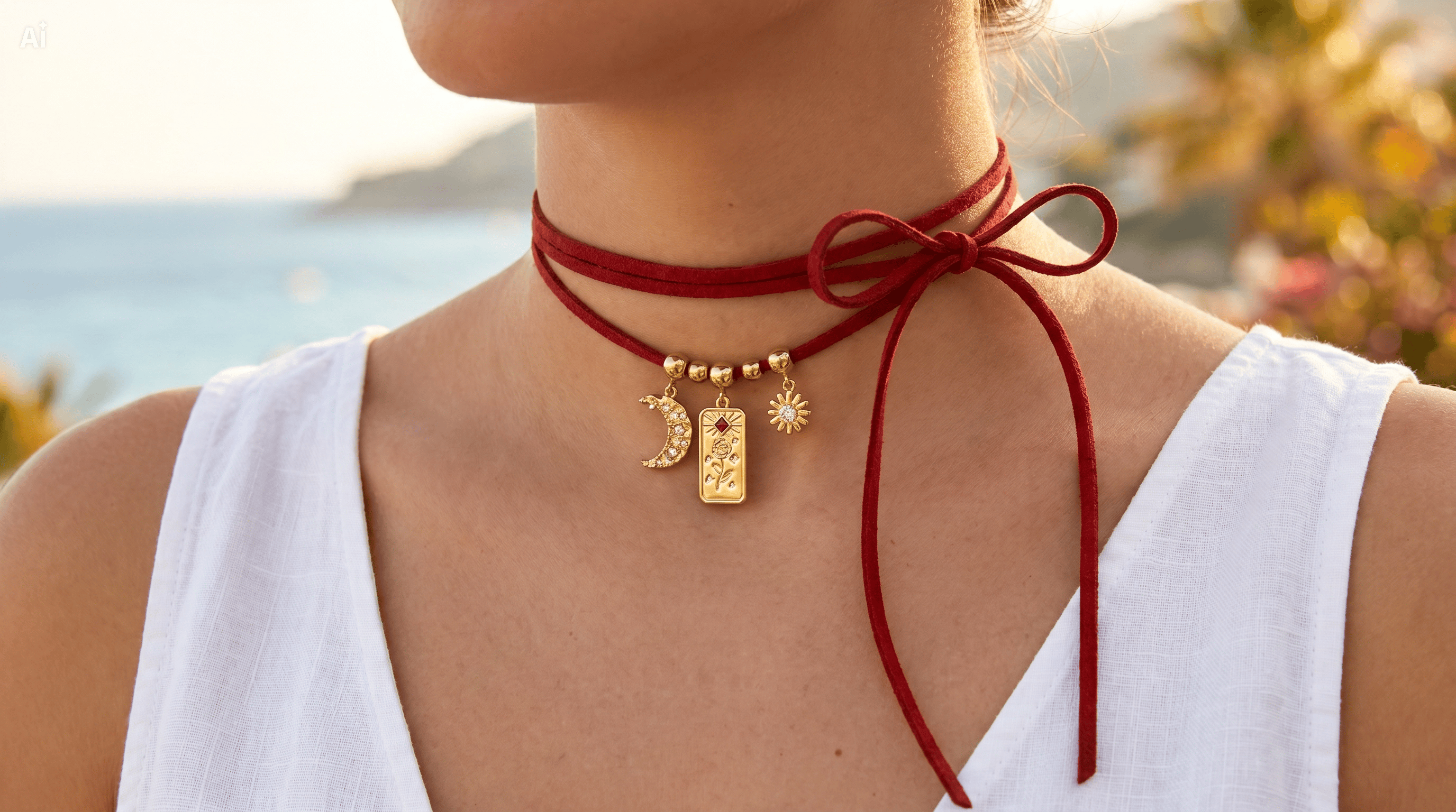 Chocker lilla