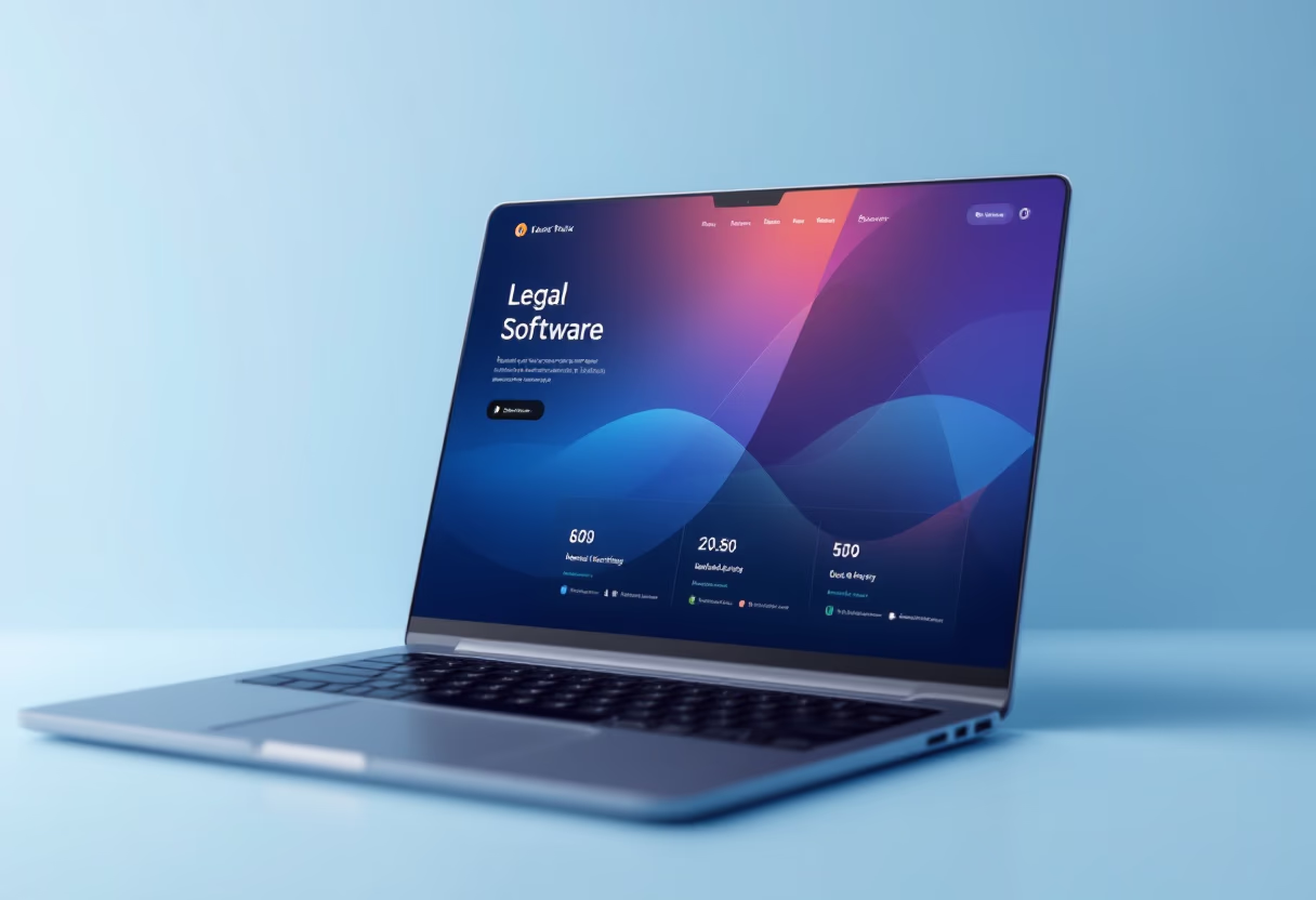 [interface] image of legal software interface showcasing features (for a legal tech)