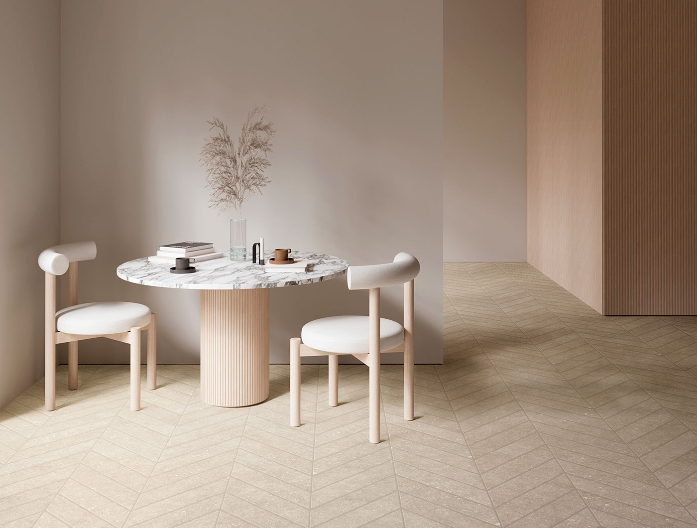 Terratinta Norlith Chevron Sandstone Beige