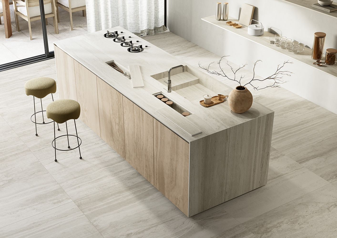 Coem Immensa Reverso Beige -White