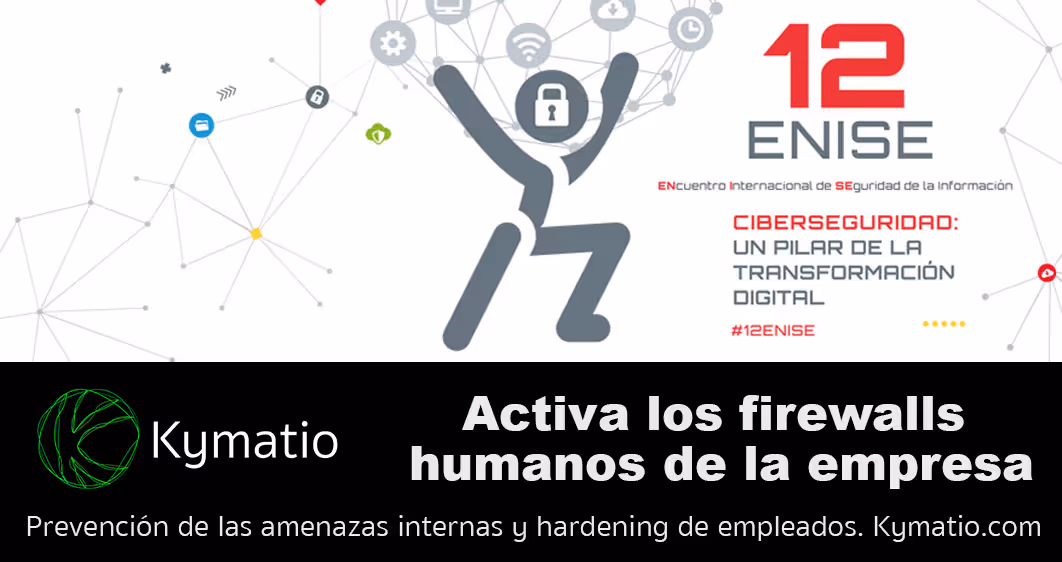 Participación de Kymatio en el 12 ENISE del Instituto Nacional de Ciberseguridad.