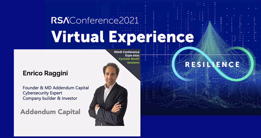 Day 3 of #RSAC 2021: Enrico Raggini at Kymatio booth session (19 may 2021)