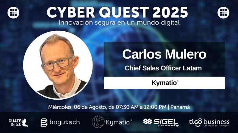 Kymatio delivers a keynote at CIONET Central America’s CYBER QUEST 2025