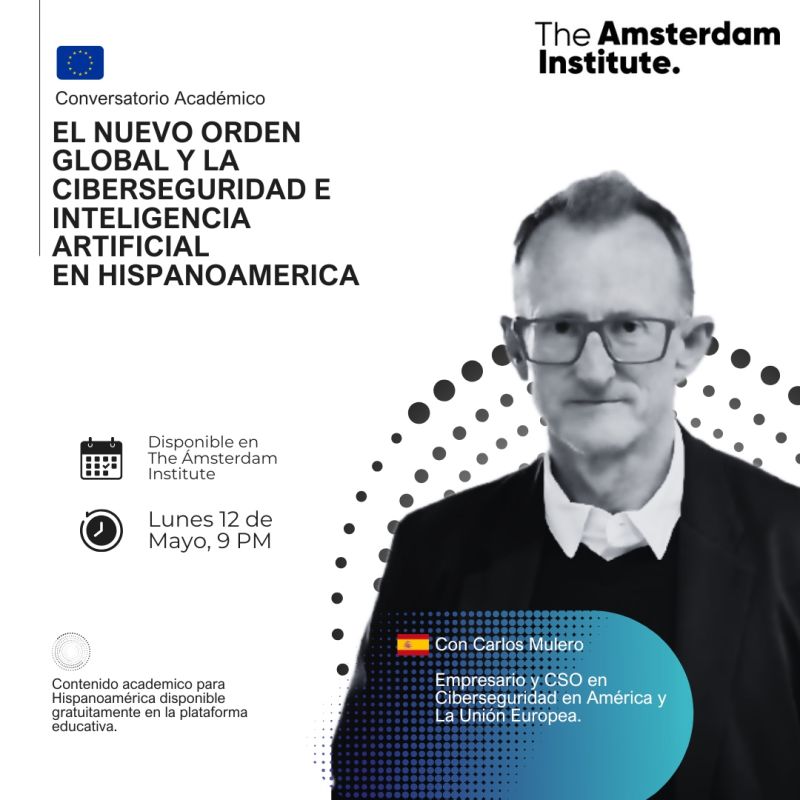 Carlos Mulero takes part in an interview with The Amsterdam Institute TAI