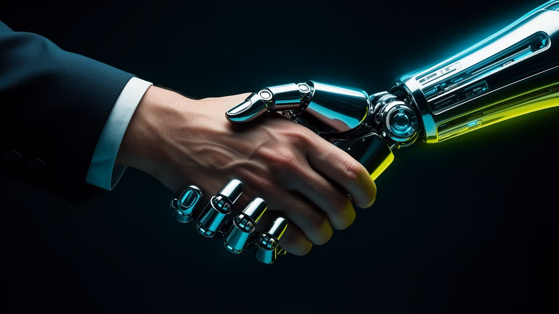 AI i čovek ruka u ruci