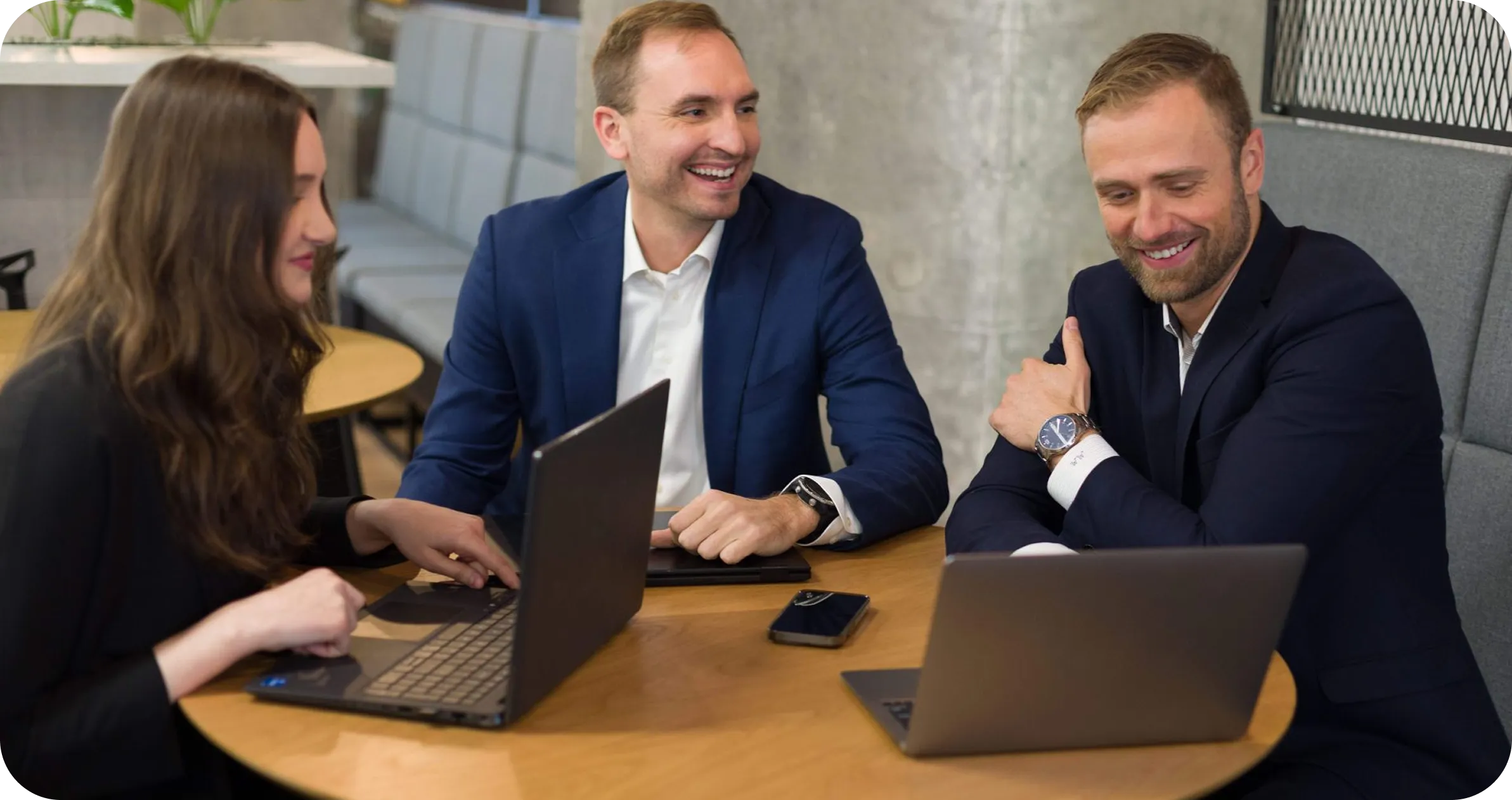 People at Euvic in a meeting