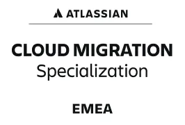 Atlassian Could Migration Specialization EMEA Logo
