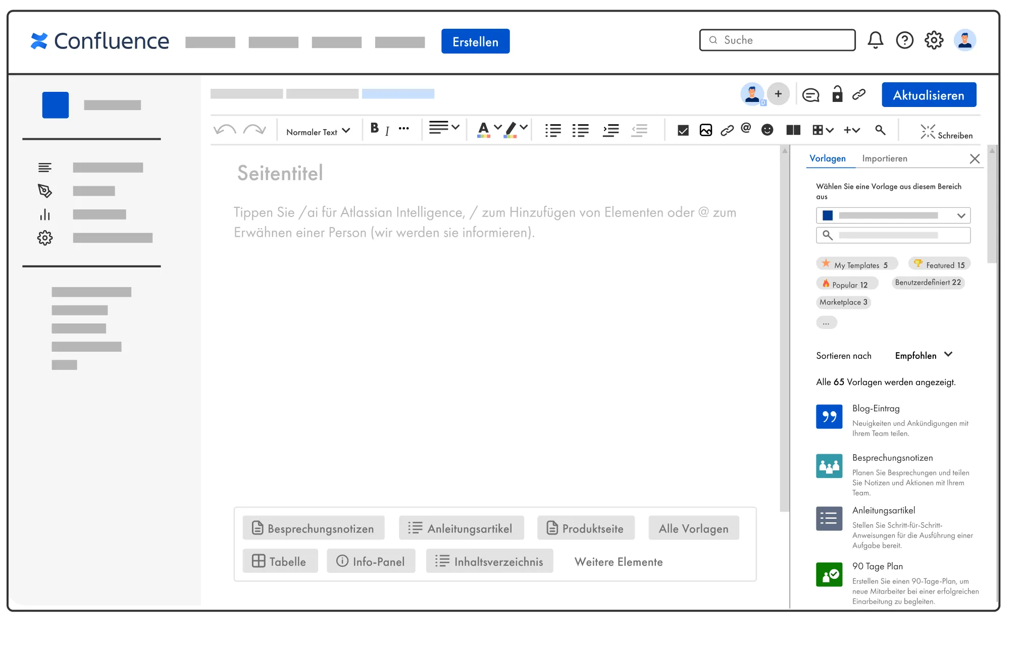 Confluence Beispiel-Screenshot